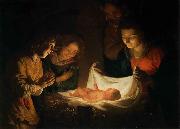 Adoration of the Child Gerrit van Honthorst